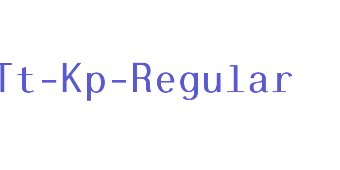 Tt-Kp-Regular Font Download