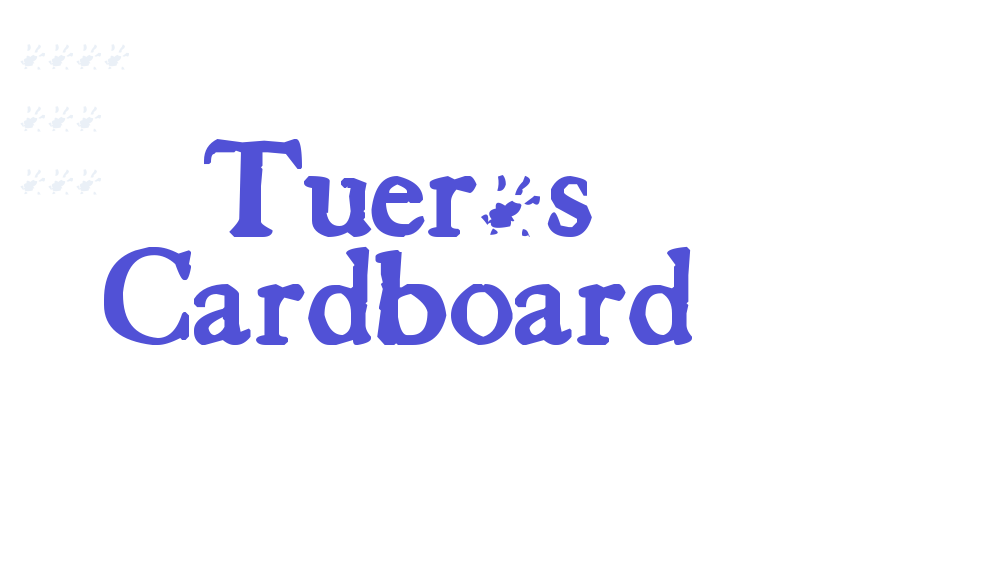 Tuer’s Cardboard-font-download