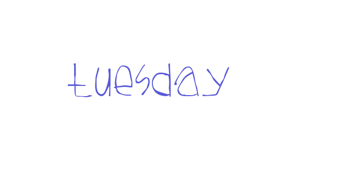 Tuesday Font Download