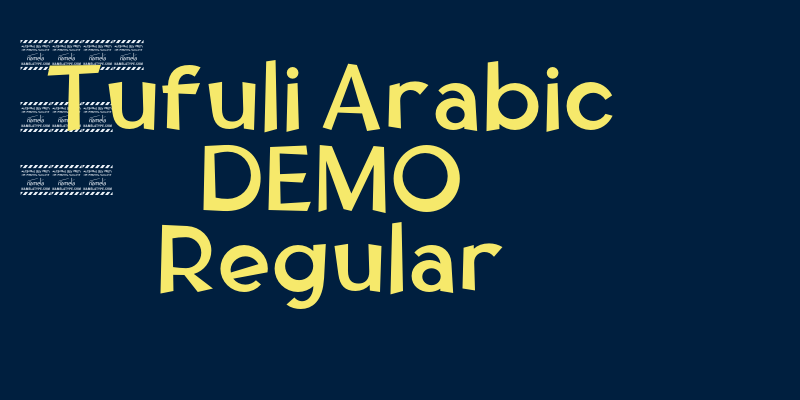 Tufuli Arabic DEMO Regular