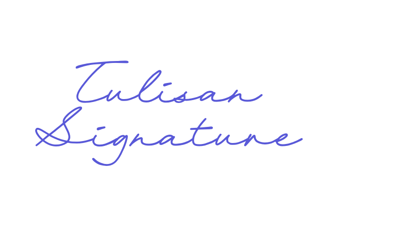 Tulisan Signature Font