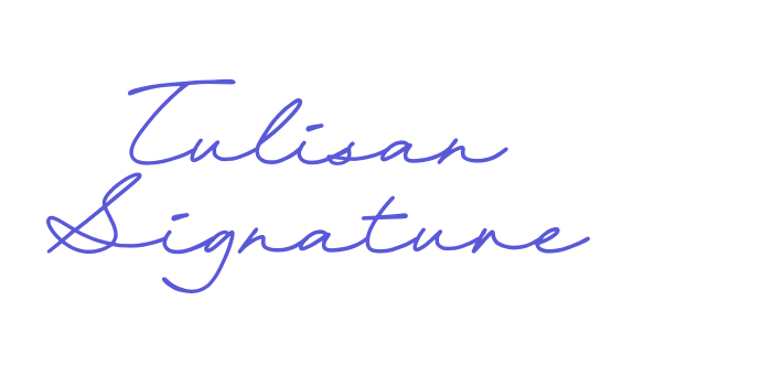 Tulisan Signature Font Download