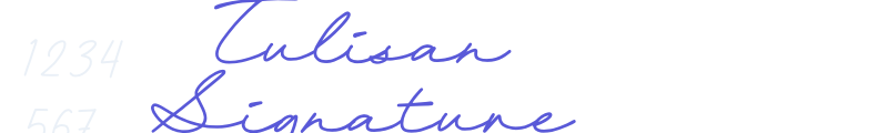 Tulisan Signature font download