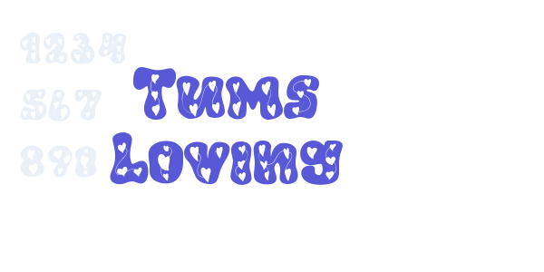 Tums Loving font free