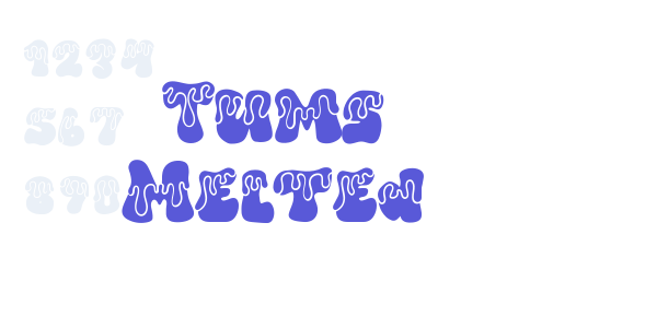 Tums Melted font free