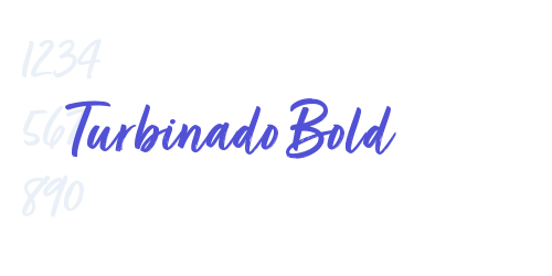 Turbinado Bold-font-download