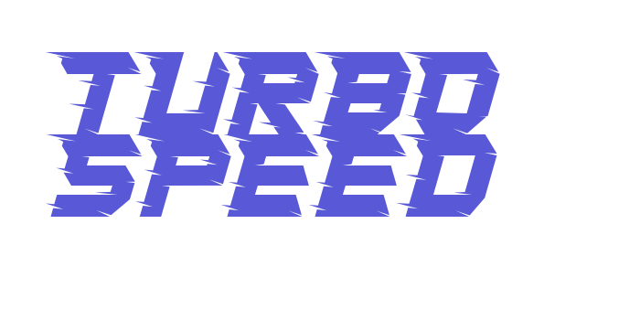 Turbo Speed Font