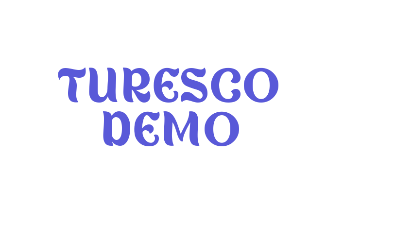 Turesco Demo Font Download