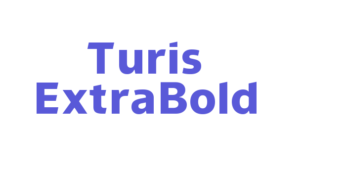 Turis ExtraBold Font Download