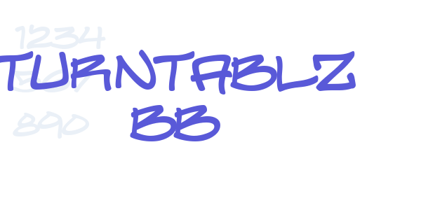 Turntablz BB font free