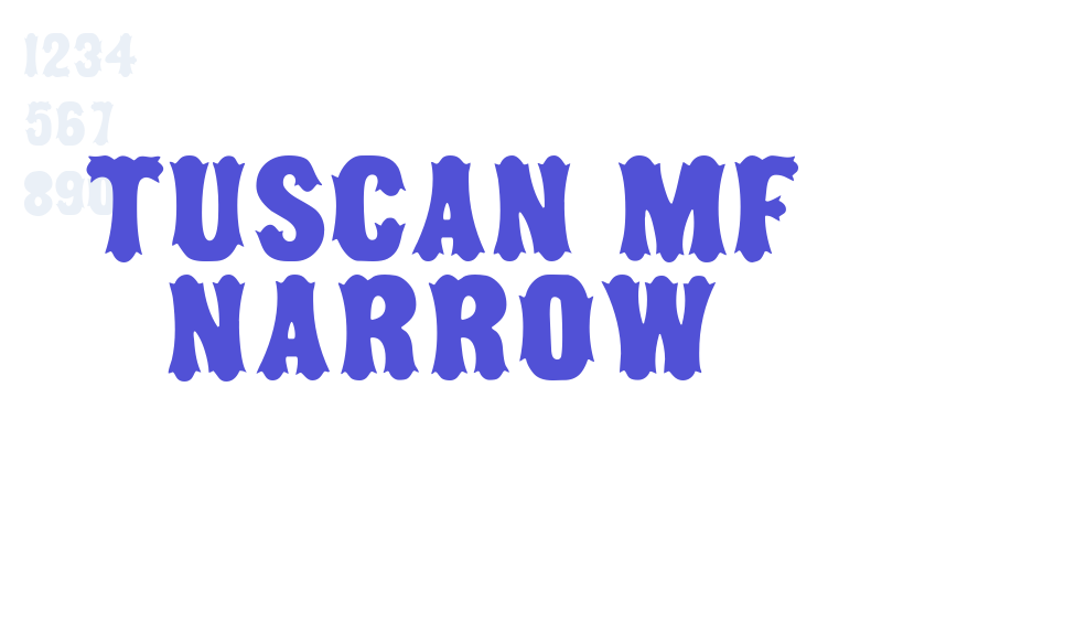 Tuscan MF Narrow-font-download