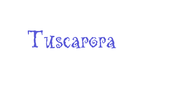 Tuscarora font