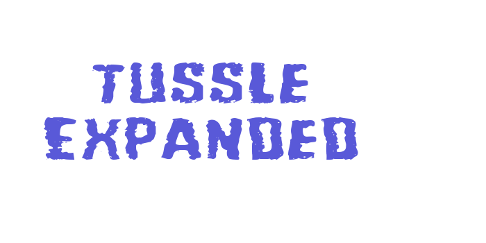 Tussle Expanded Font Download