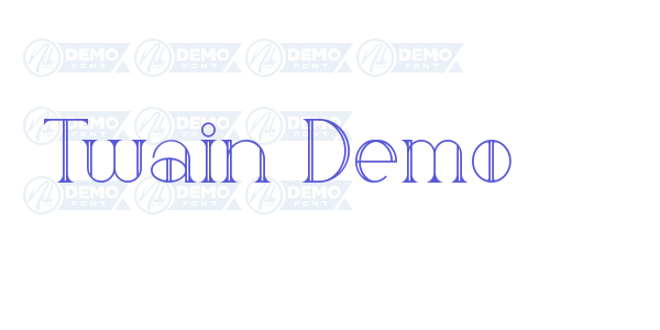 Twain Demo font free