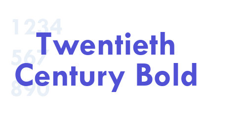 Twentieth Century Bold-font-download