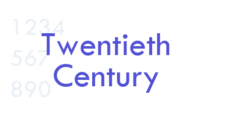 Twentieth Century-font-download