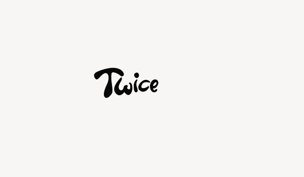 Twice Font