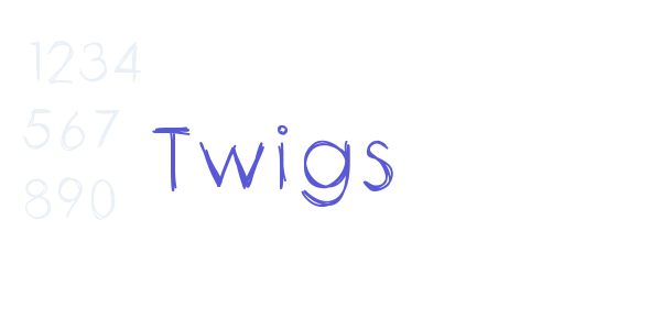 Twigs font free