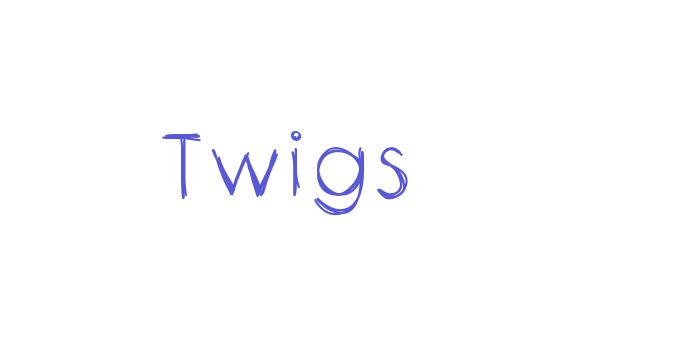 Twigs Font Download