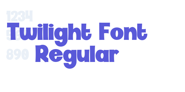 Twilight Font Regular font