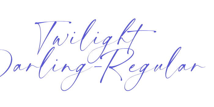 Twilight Darling-Regular Font