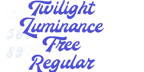 Twilight Luminance Free Regular-font-download