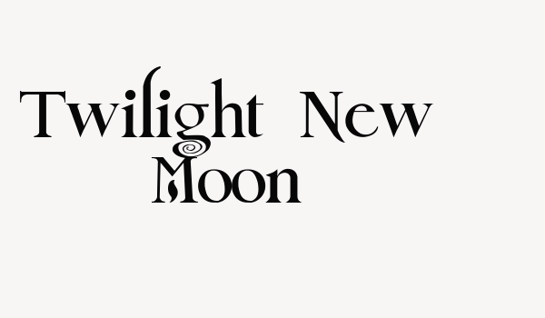 Twilight New Moon Font