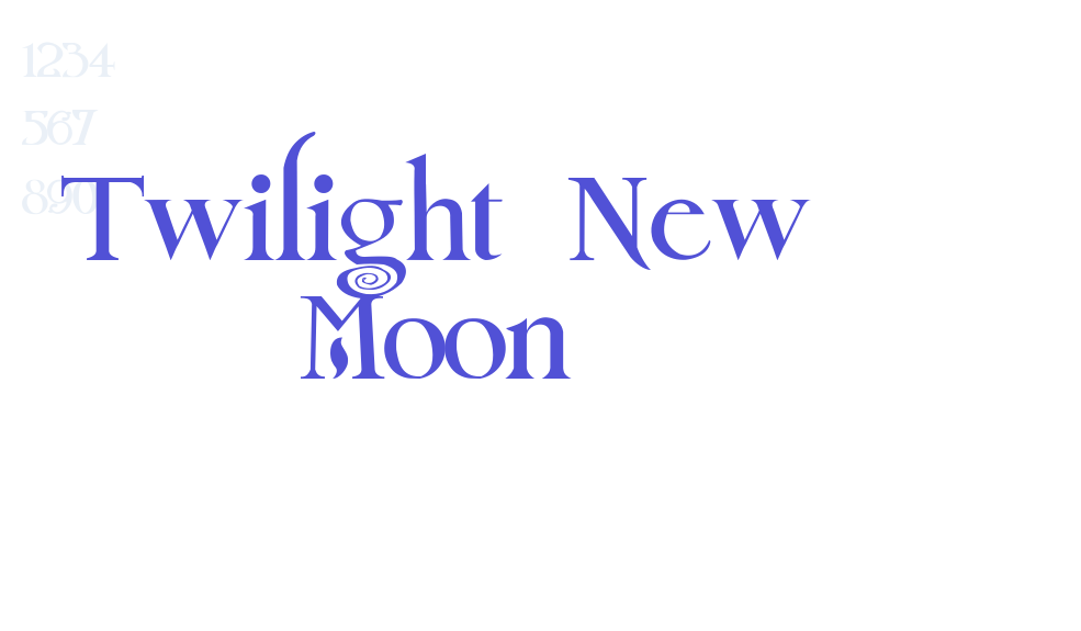 Twilight New Moon-font-download