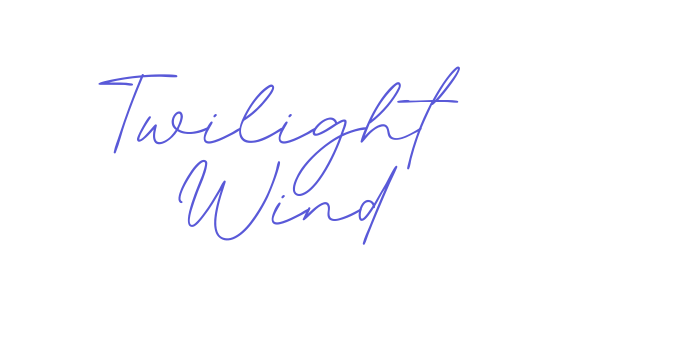 Twilight Wind Font Download