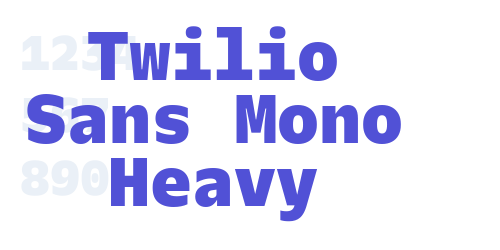 Twilio Sans Mono Heavy-font-download