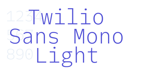Twilio Sans Mono Light-font-download