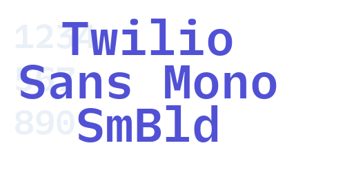 Twilio Sans Mono SmBld-font-download