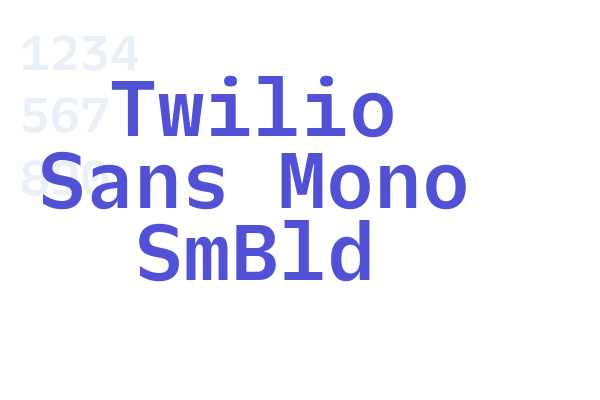 Twilio Sans Mono SmBld