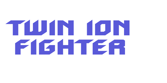 Twin Ion Fighter Font Download