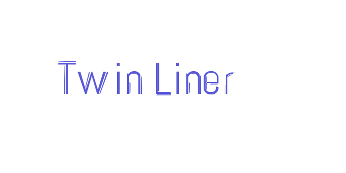 Twin Liner Font Download