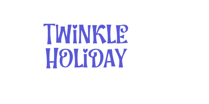 Twinkle Holiday Font Download