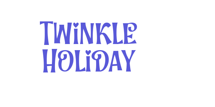 Twinkle Holiday Font