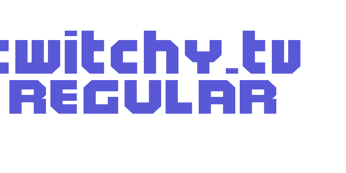 Twitchy.TV Regular Font Download