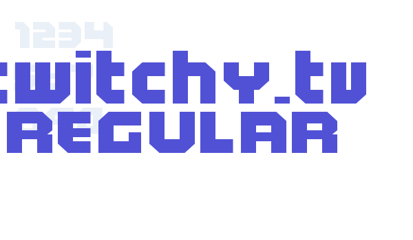 Twitchy.TV Regular font download