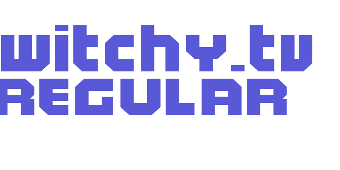 Twitchy.TV Regular Font