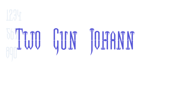 Two Gun Johann font free