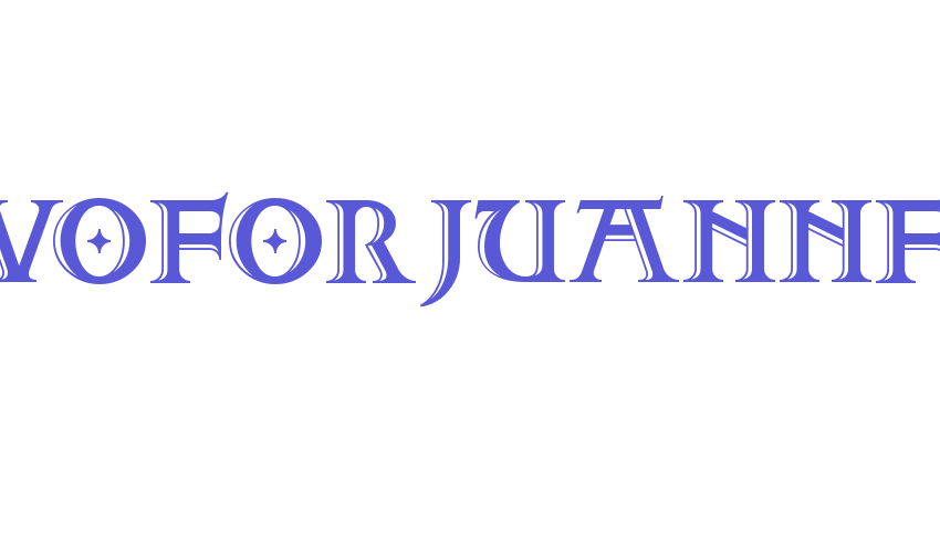 TwoForJuanNF Font