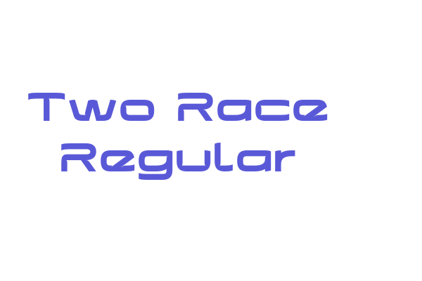 Two Race Regular Font