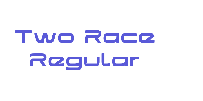 Two Race Regular Font Download