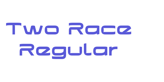 Two Race Regular Font