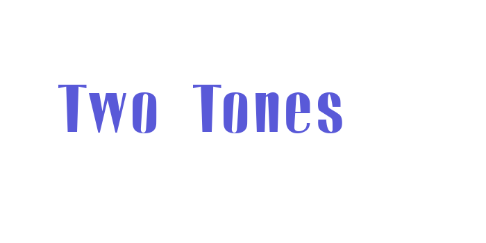 Two Tones Font Download