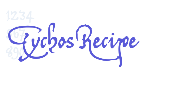 TychosRecipe font free