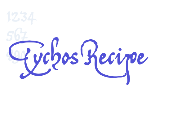 TychosRecipe Font Download