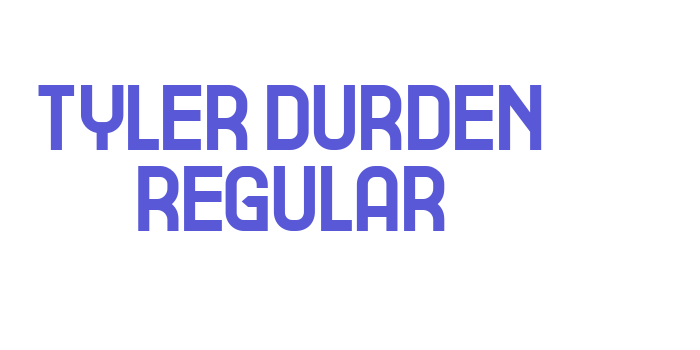 Tyler Durden Regular Font Download