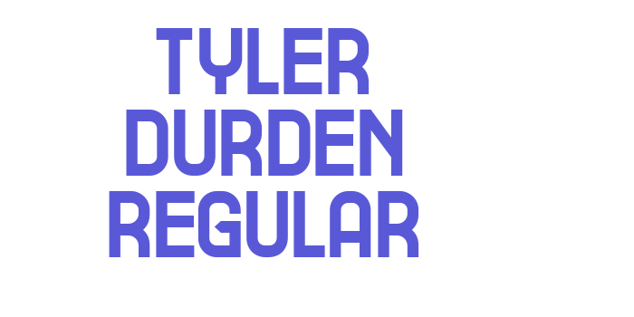 Tyler Durden Regular Font